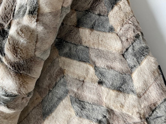 Fausse luxueuze imitatiebont deken