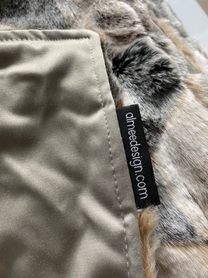 Fausse luxueuze imitatiebont deken